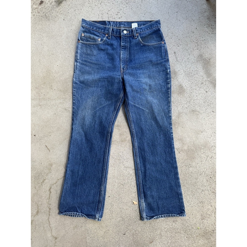Vintage Levi's Denim Blue Jeans 517 32x29 Made in USA Bootcut 80s 90s